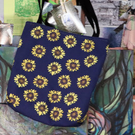 Zonnebloem zomer zon draagtas
