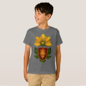 Zonnebloem & Zon – Symbool van Optimisme & Groei T-shirt (Voorkant volledig)