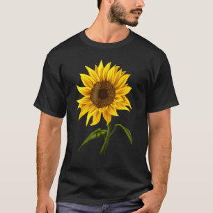 Zonnebloem Zonneschijn Waterverf Flower mooie bloe T-shirt