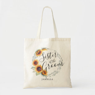 Zonnebloem  Zuster van de Groom Tote Bag