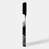 Zonnebloem Zwarte Witte Kunstfoto Uniek iPhone Hoesje (Rechterkant)