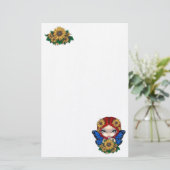 Zonnebloembakkerij Briefpapier (Staand voorkant)