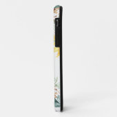 Zonnebloembarstcombinatie Lettertypemonogram Case-Mate iPhone Case (Achterkant/links)