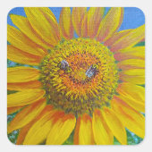 Zonnebloembijen Stickers (Voorkant)