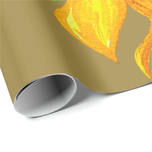 Zonnebloembindpapier Cadeaupapier (Rol Hoek)