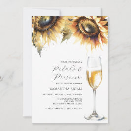 Zonnebloemblaadjes & Prosecco Bruidsdiner