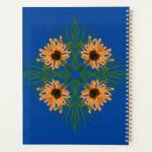 Zonnebloemblauw leraar Homeschool Planner (Achterkant)