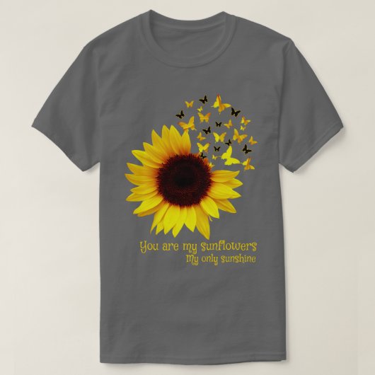 Zonnebloemboter T-shirt (Design voorkant)