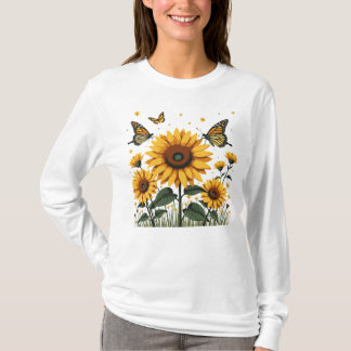 Zonnebloemboter T-shirt