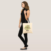 Zonnebloembride Canvas tas (Voorkant (model))