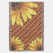 Zonnebloemdeken Deken (Voorkant Verticaal)