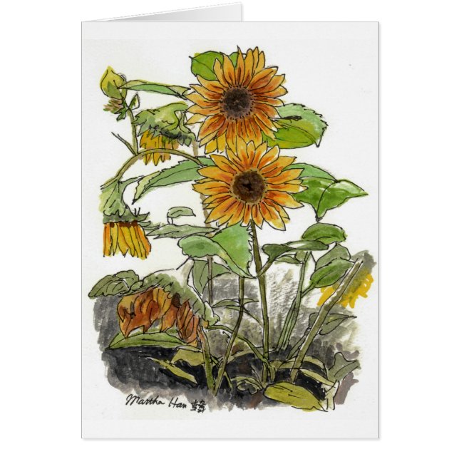 Zonnebloemen (Voorkant)