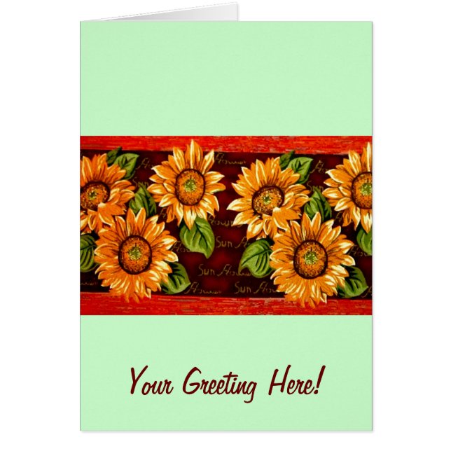 Zonnebloemen (Voorkant)