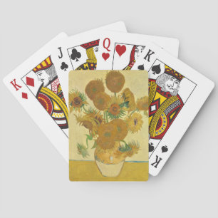 Zonnebloemen 1888 door Vincent van Gogh Pokerkaarten
