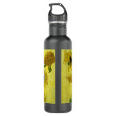 Zonnebloemen 1889 waterfles  (Achterkant)