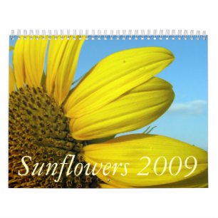 Zonnebloemen 2009 kalender