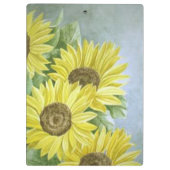 Zonnebloemen 3 klembord (Achterkant)