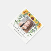 Zonnebloemen Afstuderen Fotoklasse Servet (Hoek)