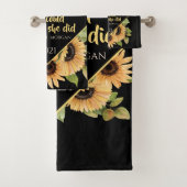 Zonnebloemen Afstuderen Pet Bad Handdoek (Insitu)