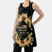 Zonnebloemen Afstuderen Pet Schort (Insitu)