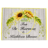 Zonnebloemen - Back Customization Groot Cadeauzakje (Achterkant)