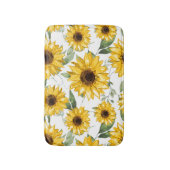 Zonnebloemen Badmat (Voorkant Verticaal)