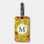 Zonnebloemen Bagagelabel (Achterkant verticaal)