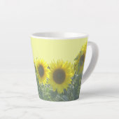 Zonnebloemen. BC Yellow Latte-Mok Latte Mok (Rechterhoek)