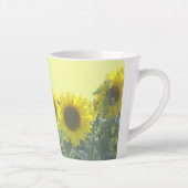 Zonnebloemen. BC Yellow Latte-Mok Latte Mok (Rechts)