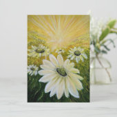 Zonnebloemen Bedankkaart (Staand voorkant)