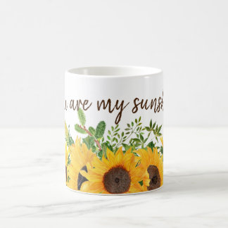 Zonnebloemen bij U zijn mijn Sunshine Quote Koffiemok
