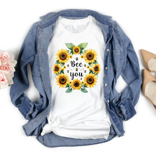 Zonnebloemen Bijen Bij Jou Schattig Trendy Inspire T-shirt