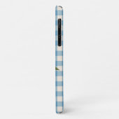 Zonnebloemen, blauw en wit gecontroleerd Case-Mate iPhone case (Achterkant/links)