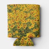 Zonnebloemen Blikjeskoeler (Achterkant)