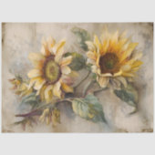  ZONNEBLOEMEN BLOEMENDECOUPAGE TISSUEPAPIER (Voorkant)