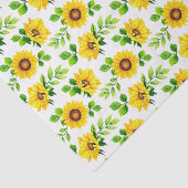 Zonnebloemen Botanische patroontuinbouwpartij Tissuepapier (Detail)