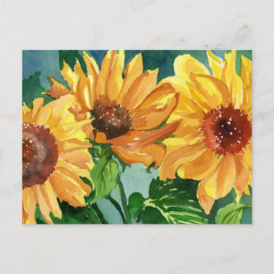 Zonnebloemen Briefkaart