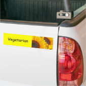 Zonnebloemen Bumpersticker (Op Truck)