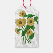 Zonnebloemen Cadeaulabel (Voorkant)