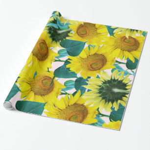 Zonnebloemen Cadeaupapier