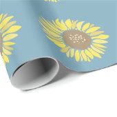 Zonnebloemen Cadeaupapier (Rol Hoek)