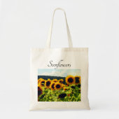 Zonnebloemen canvas tas (Voorkant)