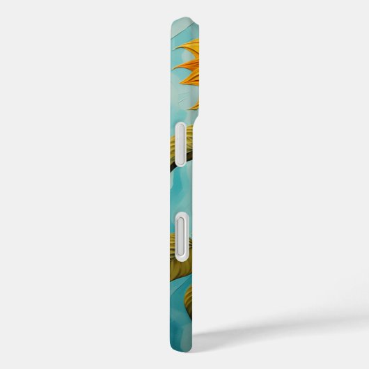 Zonnebloemen Case-Mate iPhone Case (Achterkant / Rechts)