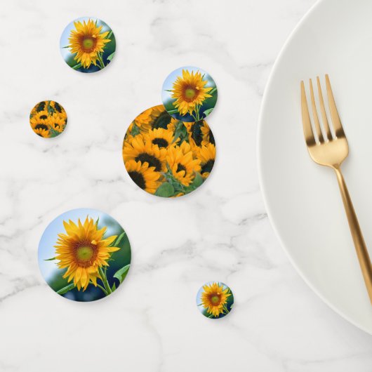 Zonnebloemen Confetti (Groep)