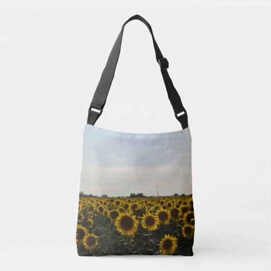 Zonnebloemen Crossbody Tas (Voorkant)