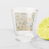 Zonnebloemen Daises #2 - Shot Glas (Achterkant)