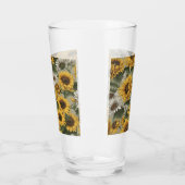 Zonnebloemen Daisies #2 Glas (Links)
