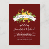 Zonnebloemen Datum Uitstel plannen Opmerking Briefkaart (Voorkant)