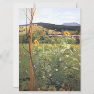 Zonnebloemen (door Jacek Malczewski) Kaart