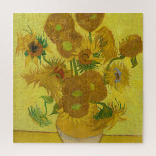 Zonnebloemen door Van Gogh schilderende kunst Legpuzzel